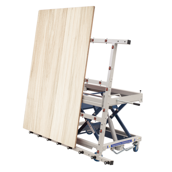 Mesa elevadora con marco