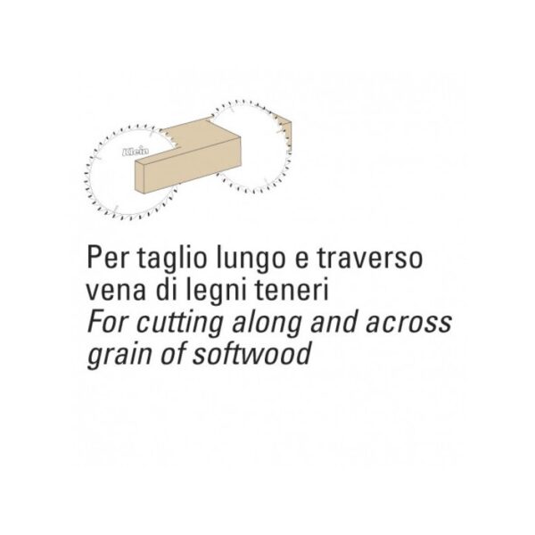 Disco D=300X3.2/2.2X30 Z24 M.D.Alterno MADERA-UNIVERSAL con limitador - Imagen 4