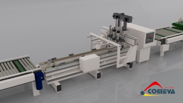 Línea automatizada para el fresado de puertas Comeva - Imagen 2