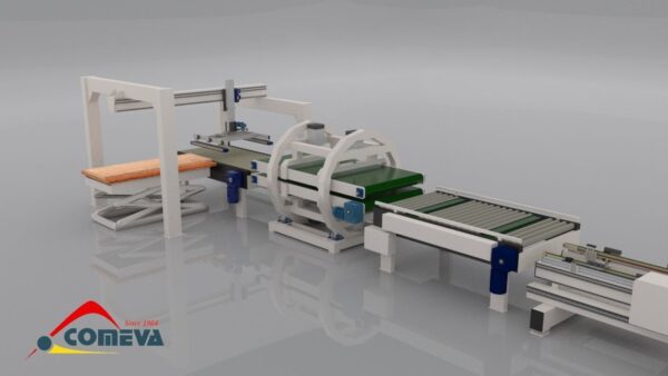 Línea automatizada para el fresado de puertas Comeva - Imagen 3