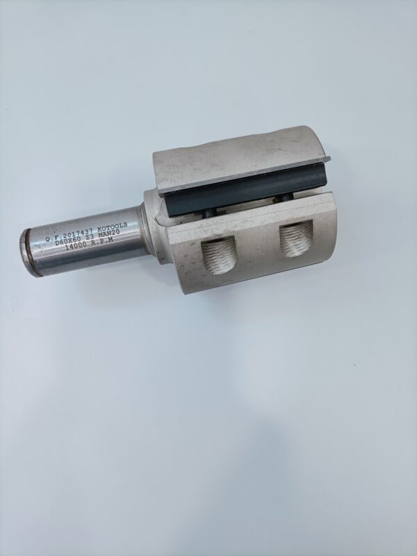Cabezal para puertas Alambor ángulo entre1.5º-3º D=60X60 Z=3 MD DX M20