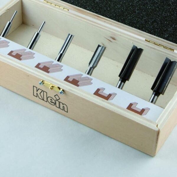 Estuche 6 fresas rectas Klein
