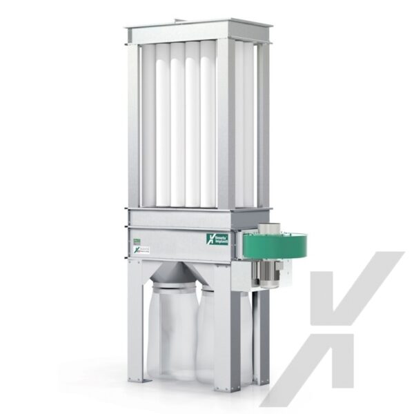 Aspirador autónomo con mangas filtrantes serie FMW