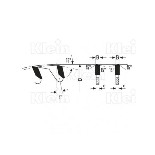 Disco d=300x3.0/2.5x30 z96 MD XTRA-CUT PVC - Imagen 4