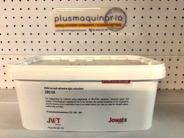 Cola termofusible granulada transparente Jowat Bote 3 Kg