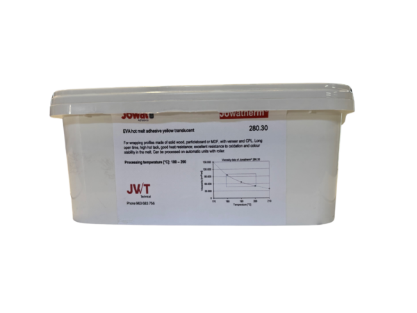 Cola termofusible granulada traslúcida Jowat 280.30 Bote 3 Kg
