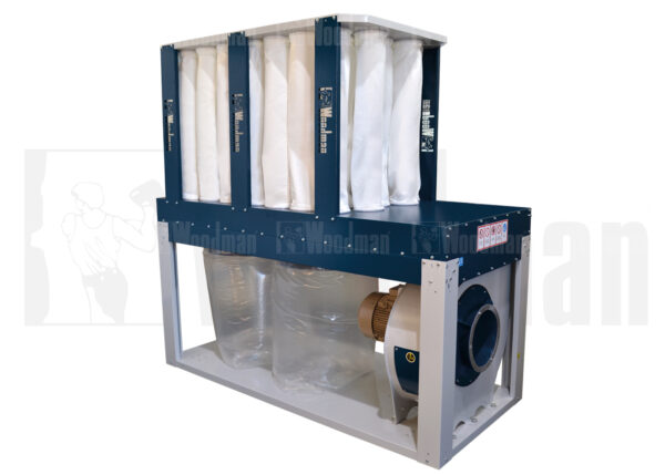 Aspirador 35 mangas filtrantes y 2 sacos Mod. DE-5000 Woodman