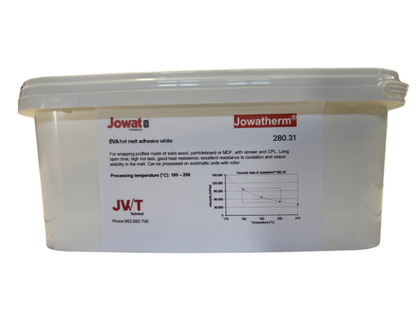 Cola termofusible granulada blanca Jowat 280.31 Bote 3 Kg