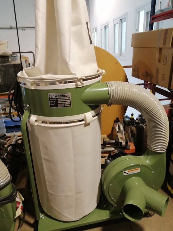 Aspirador 1 saco 3 hp 380 trif Woodman